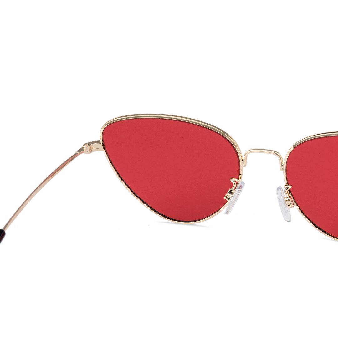 Fallon Colby Gold Full Rim Cat Eye right side