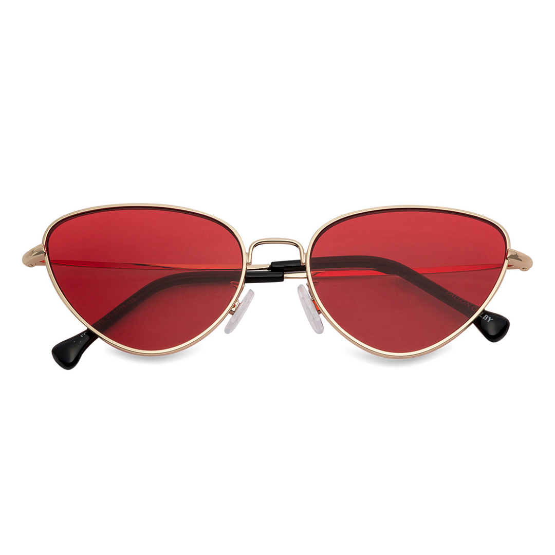 Fallon Colby Gold Full Rim Cat Eye left side