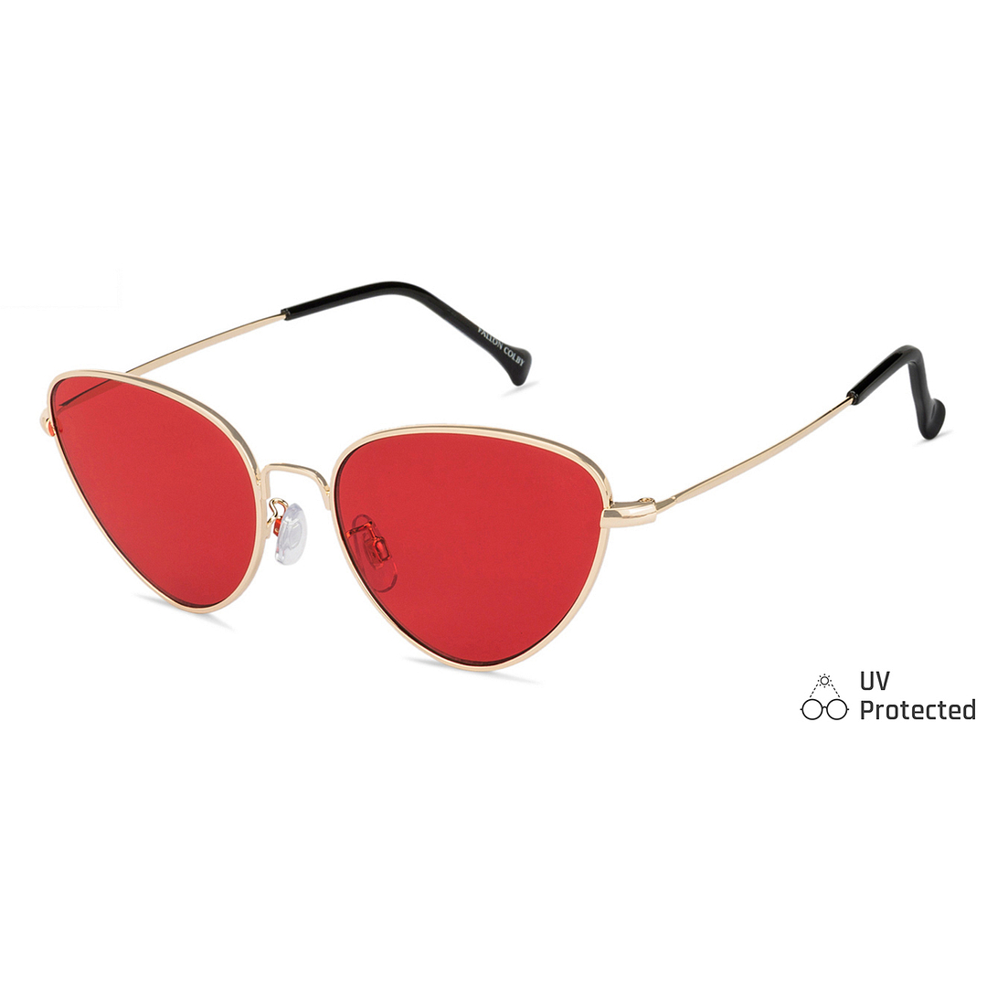 Fallon Colby Gold Full Rim Cat Eye right side