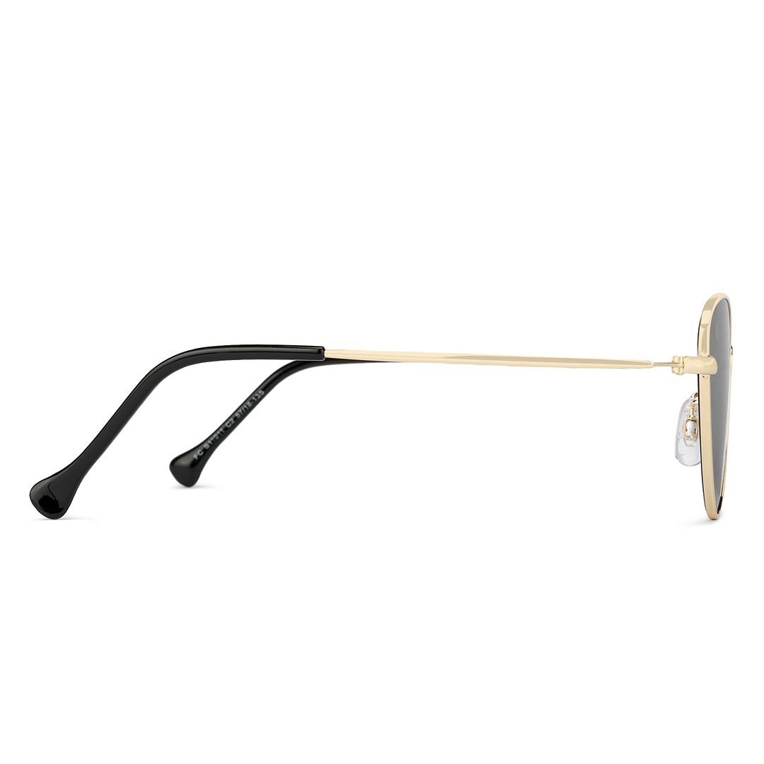 Fallon Colby Gold Full Rim Cat Eye left side