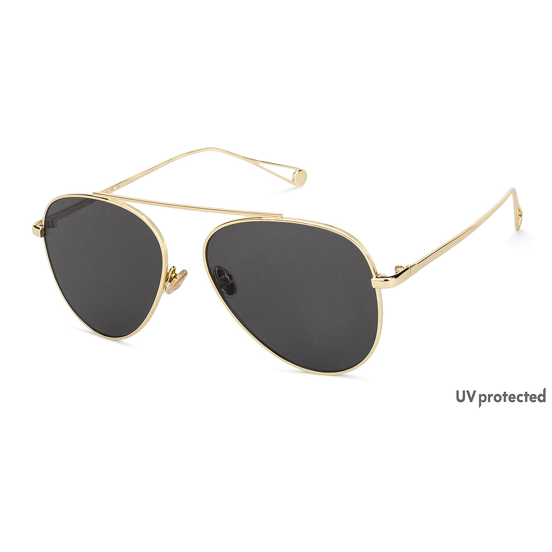 Fallon Colby Gold Full Rim Aviator right side