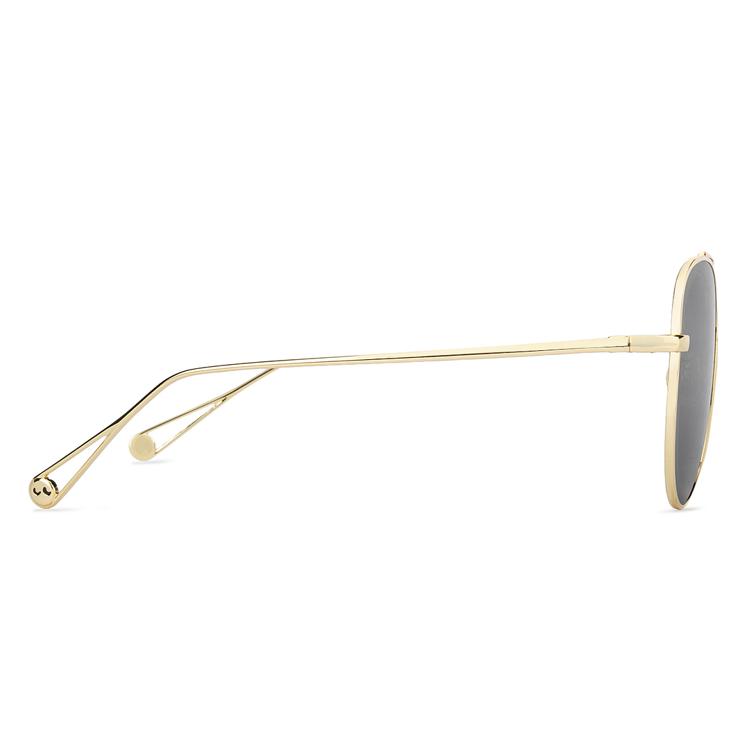 Fallon Colby Gold Full Rim Aviator right side