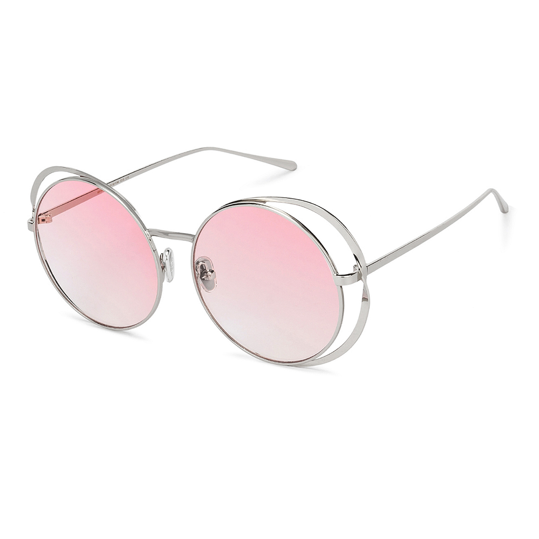 Fallon Colby Mid Gunmetal Full Rim Round right side