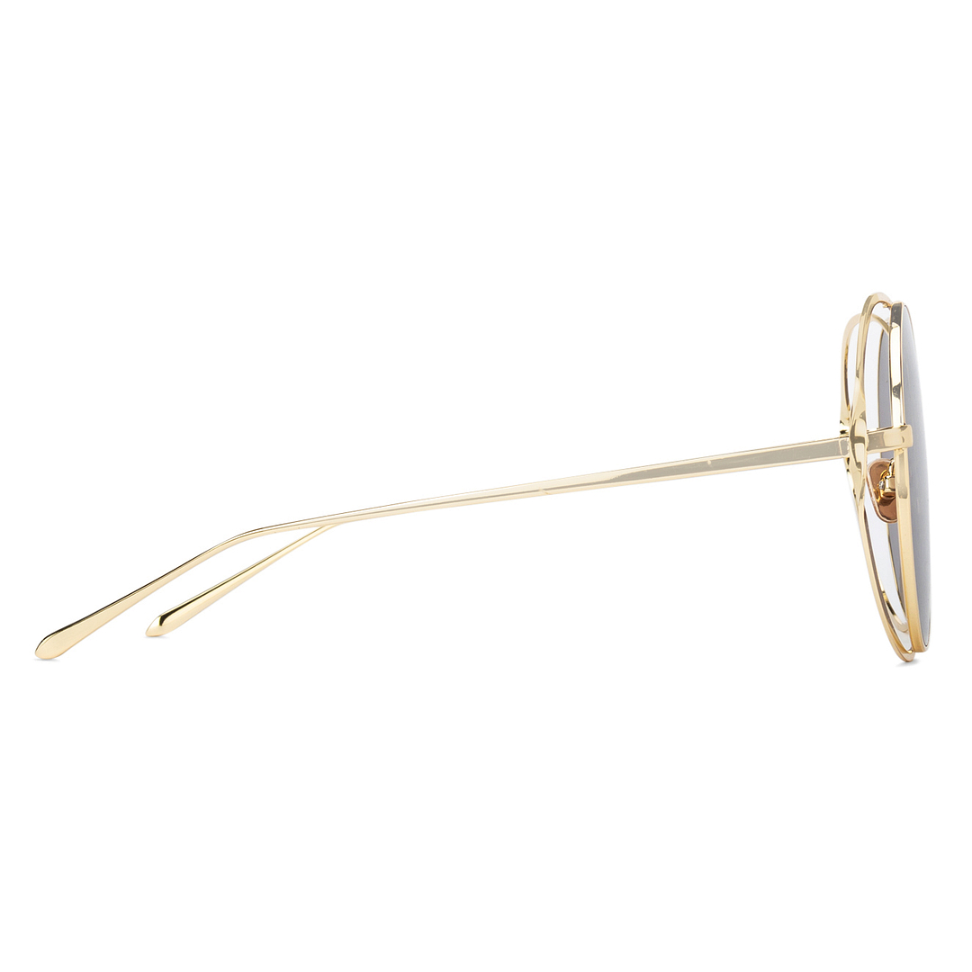 Fallon Colby Gold Full Rim Round right side