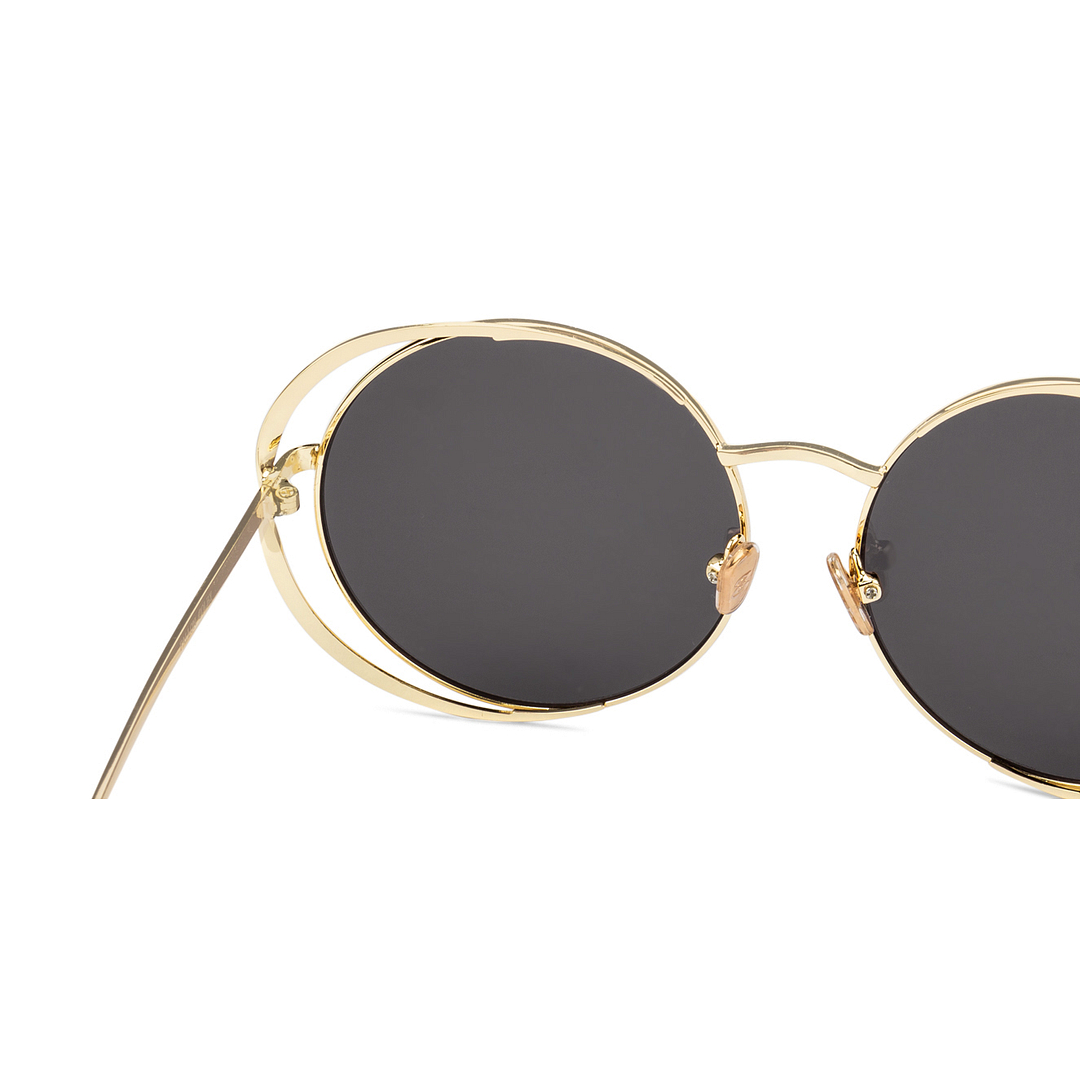 Fallon Colby Gold Full Rim Round left side