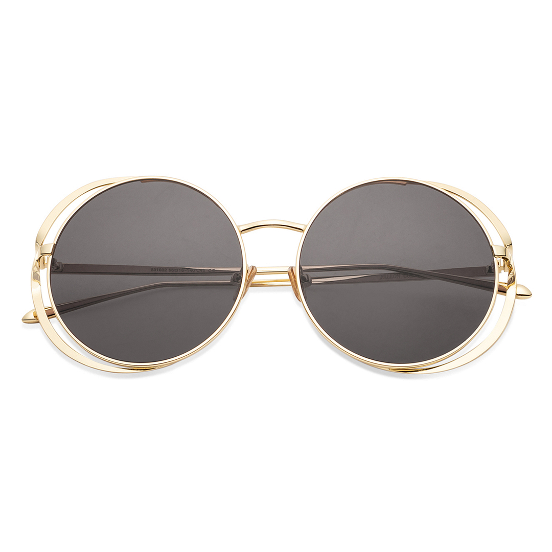 Fallon Colby Gold Full Rim Round right side