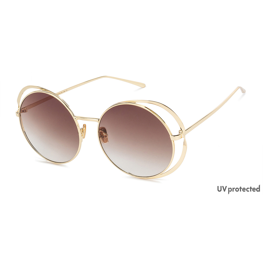 Fallon Colby Gold Full Rim Round right side
