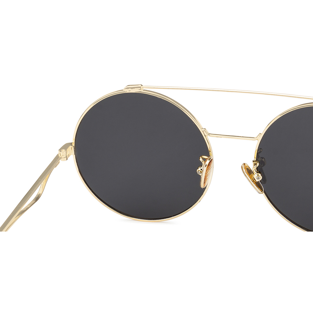 Fallon Colby Gold Full Rim Round right side