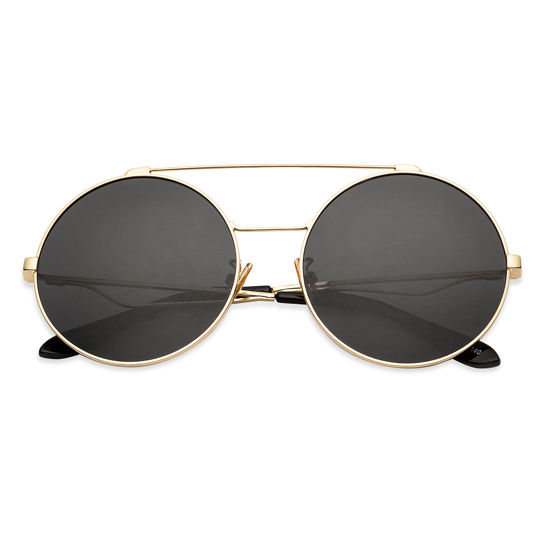 Fallon Colby Gold Full Rim Round left side