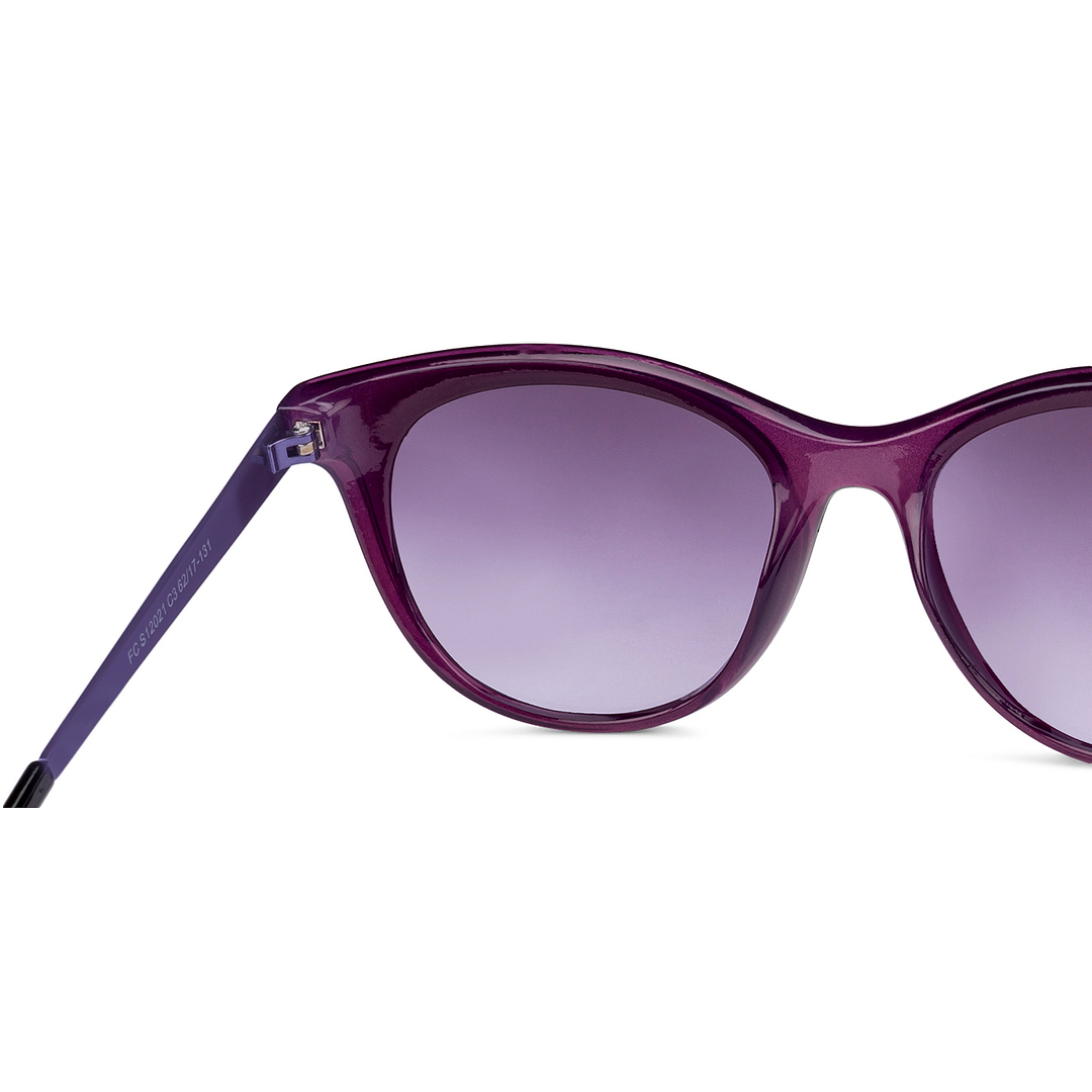 Fallon Colby Purple Full Rim Cat Eye right side