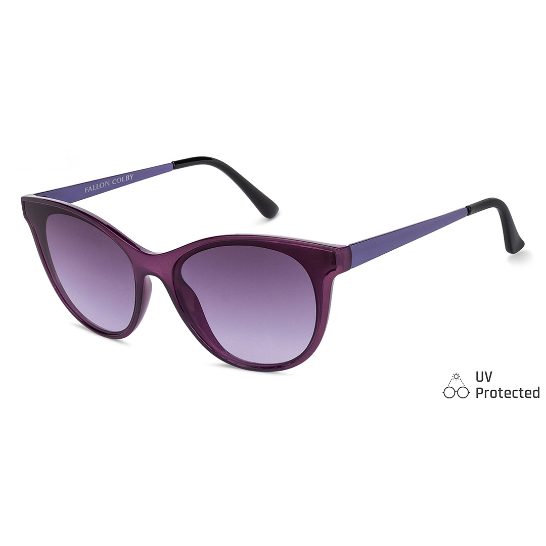 Fallon Colby Purple Full Rim Cat Eye right side
