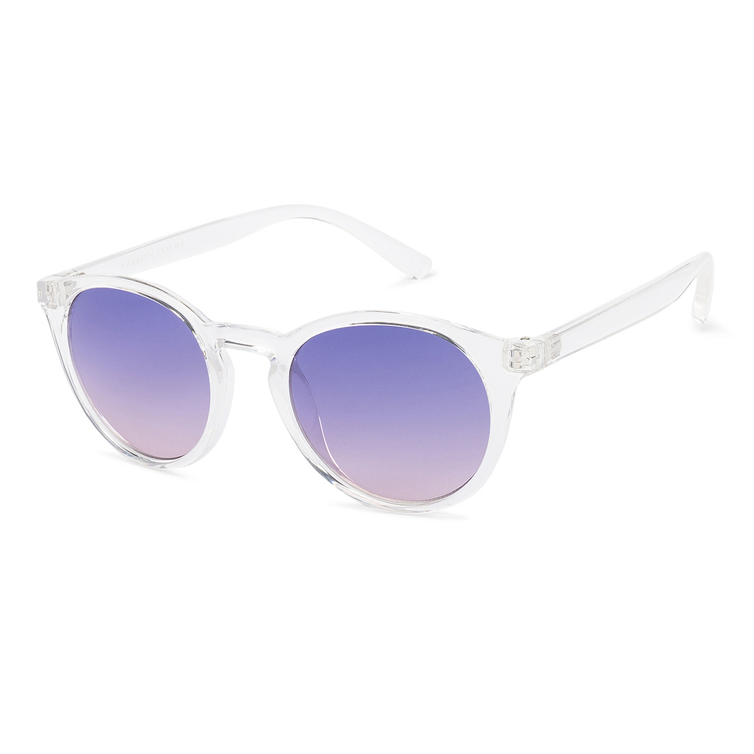 Fallon Colby Crystal Full Rim Round left side