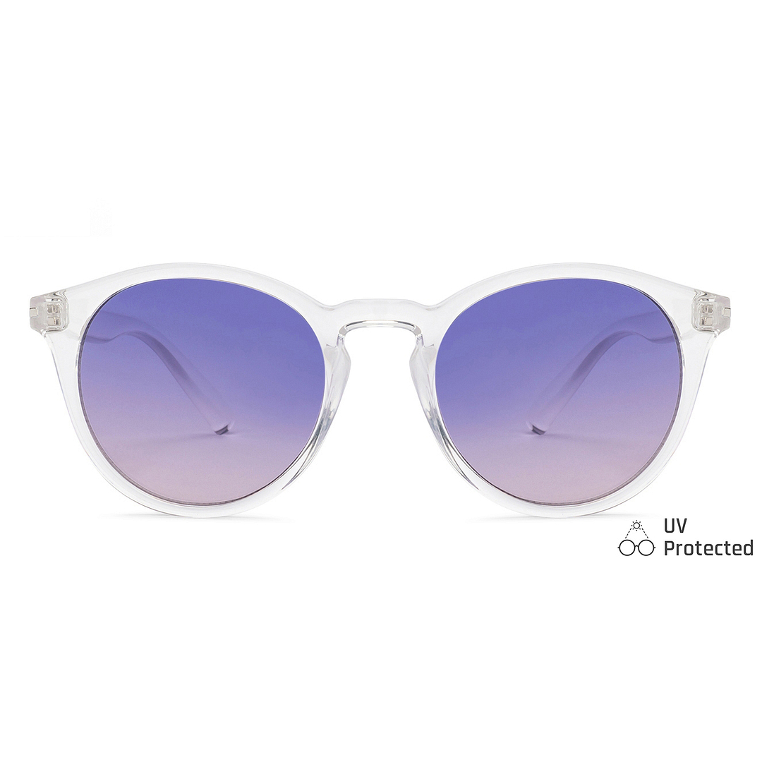 Fallon Colby Crystal Full Rim Round left side