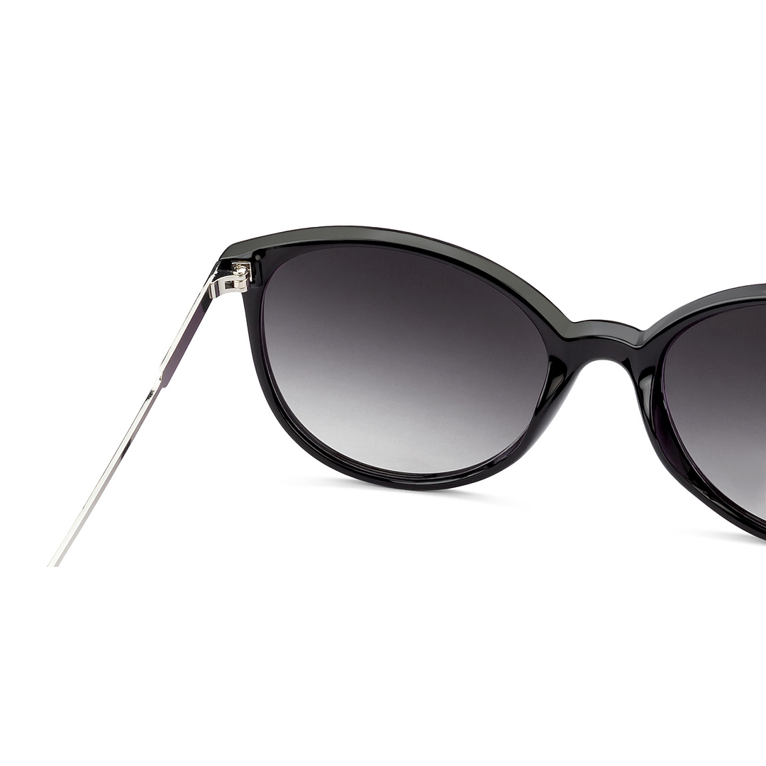 Fallon Colby Black Full Rim Round right side