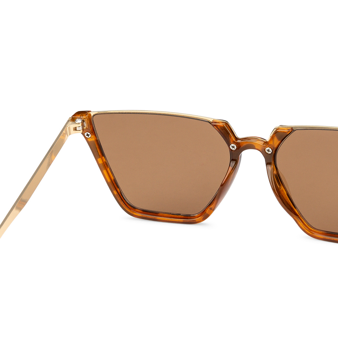 Fallon Colby Gold Full Rim Rectangle right side