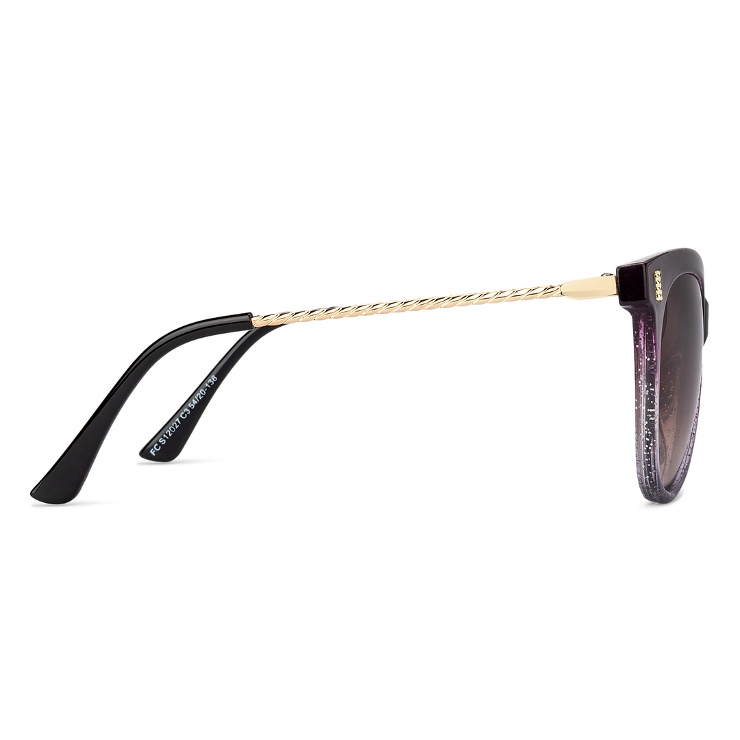 Fallon Colby Purple Full Rim Cat Eye left side