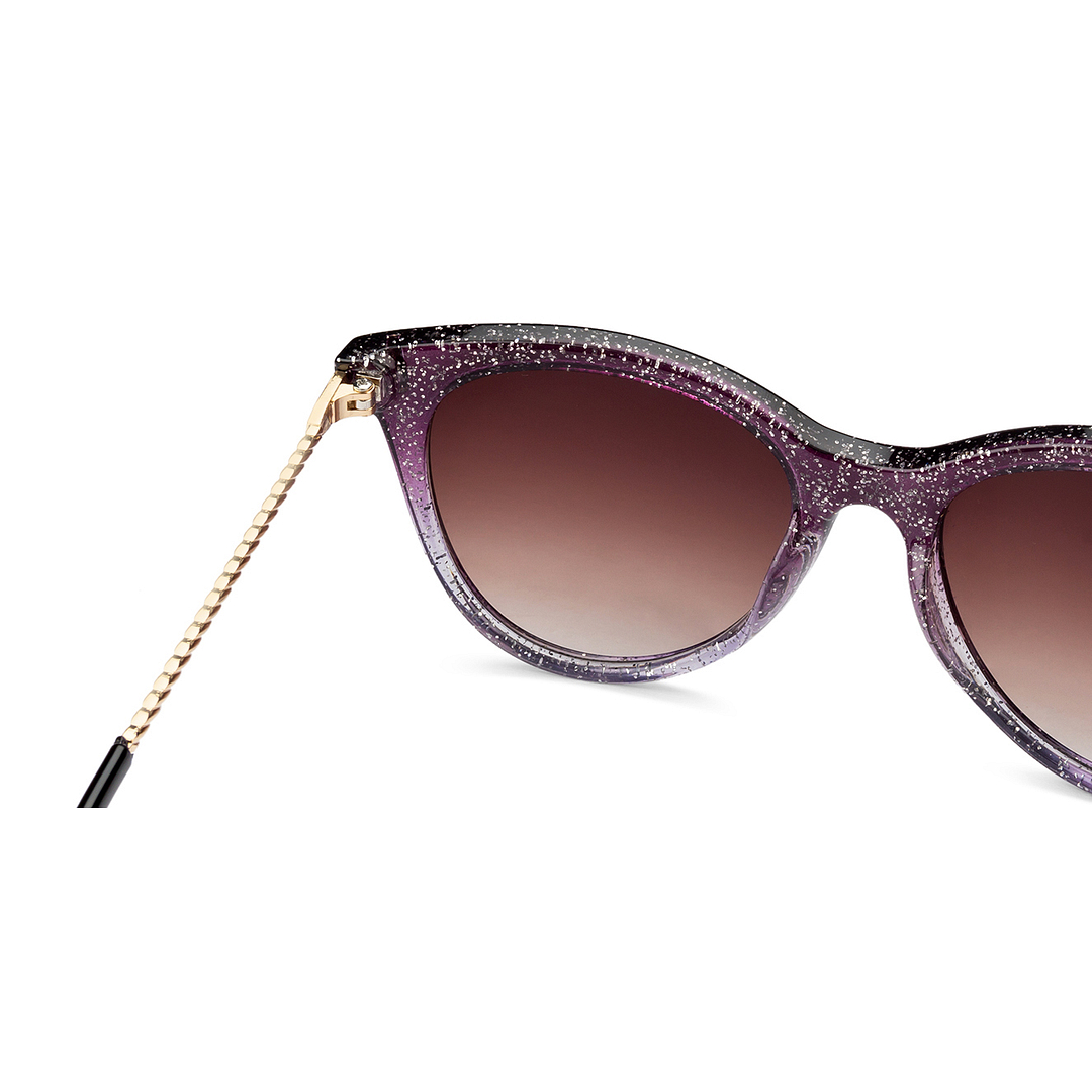 Fallon Colby Purple Full Rim Cat Eye right side