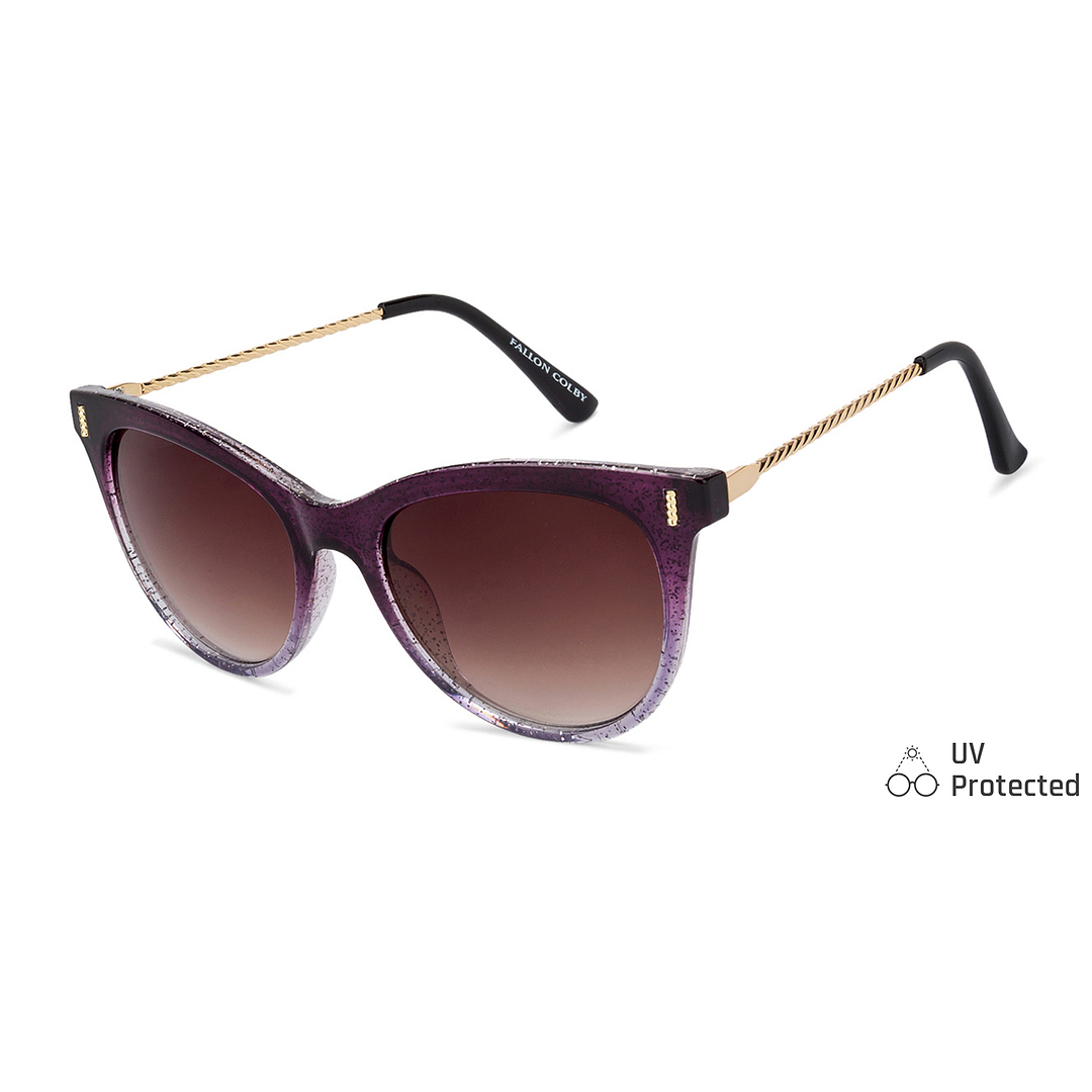 Fallon Colby Purple Full Rim Cat Eye right side