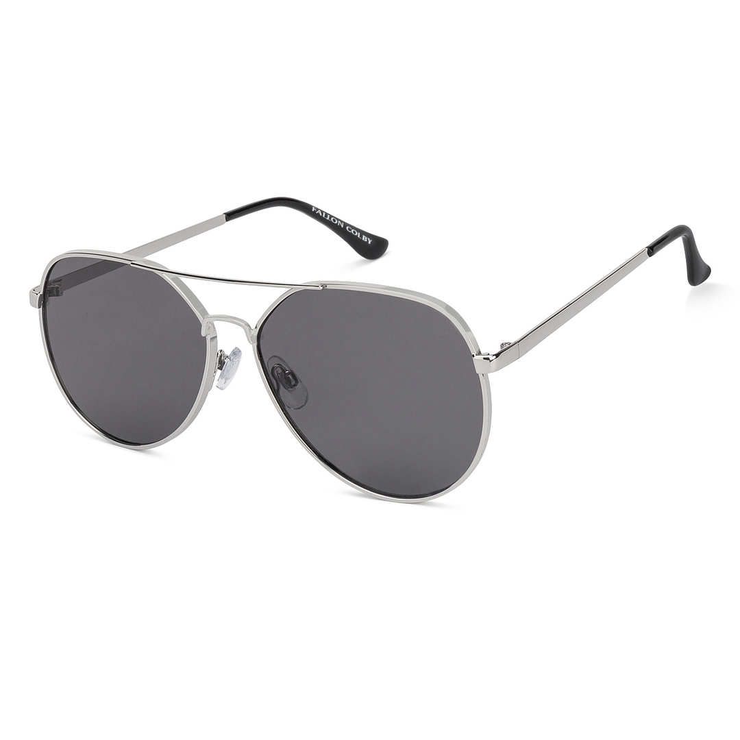 Fallon Colby Silver Full Rim Aviator right side