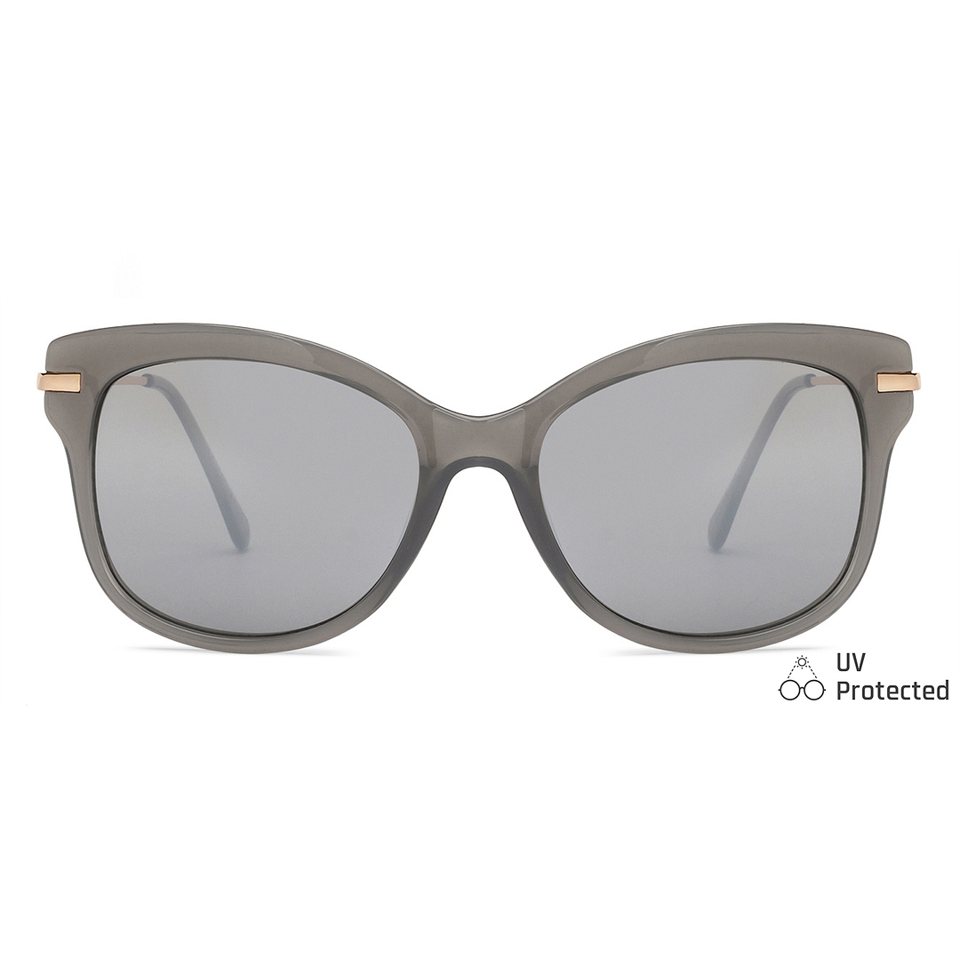 Fallon Colby Grey Full Rim Cat Eye left side