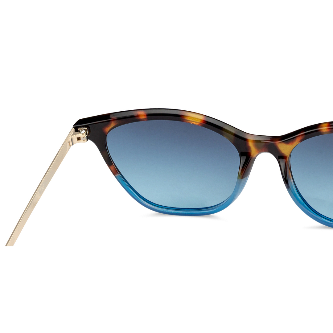 Fallon Colby Blue Full Rim Cat Eye right side