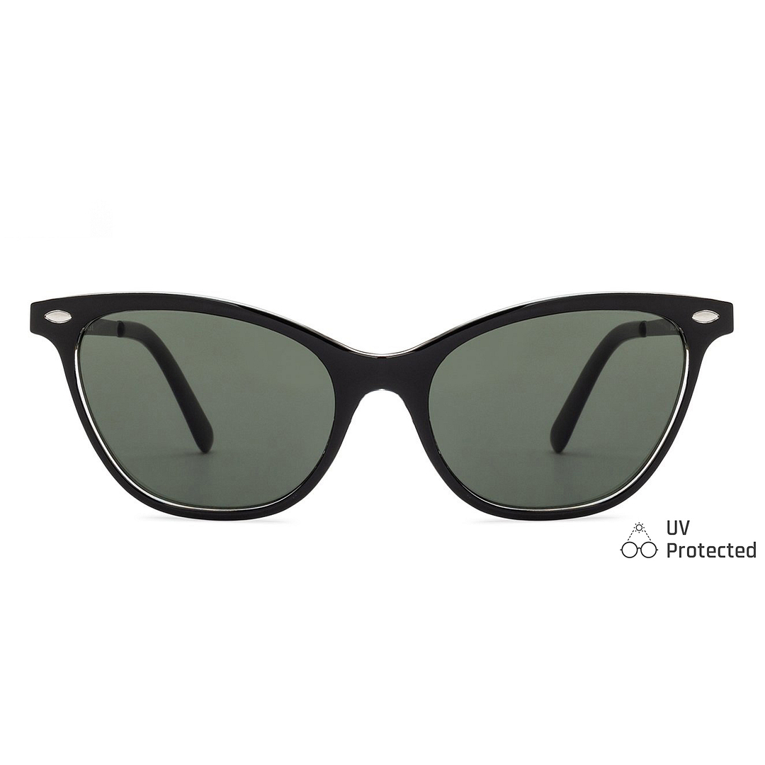 Fallon Colby Black Full Rim Cat Eye left side