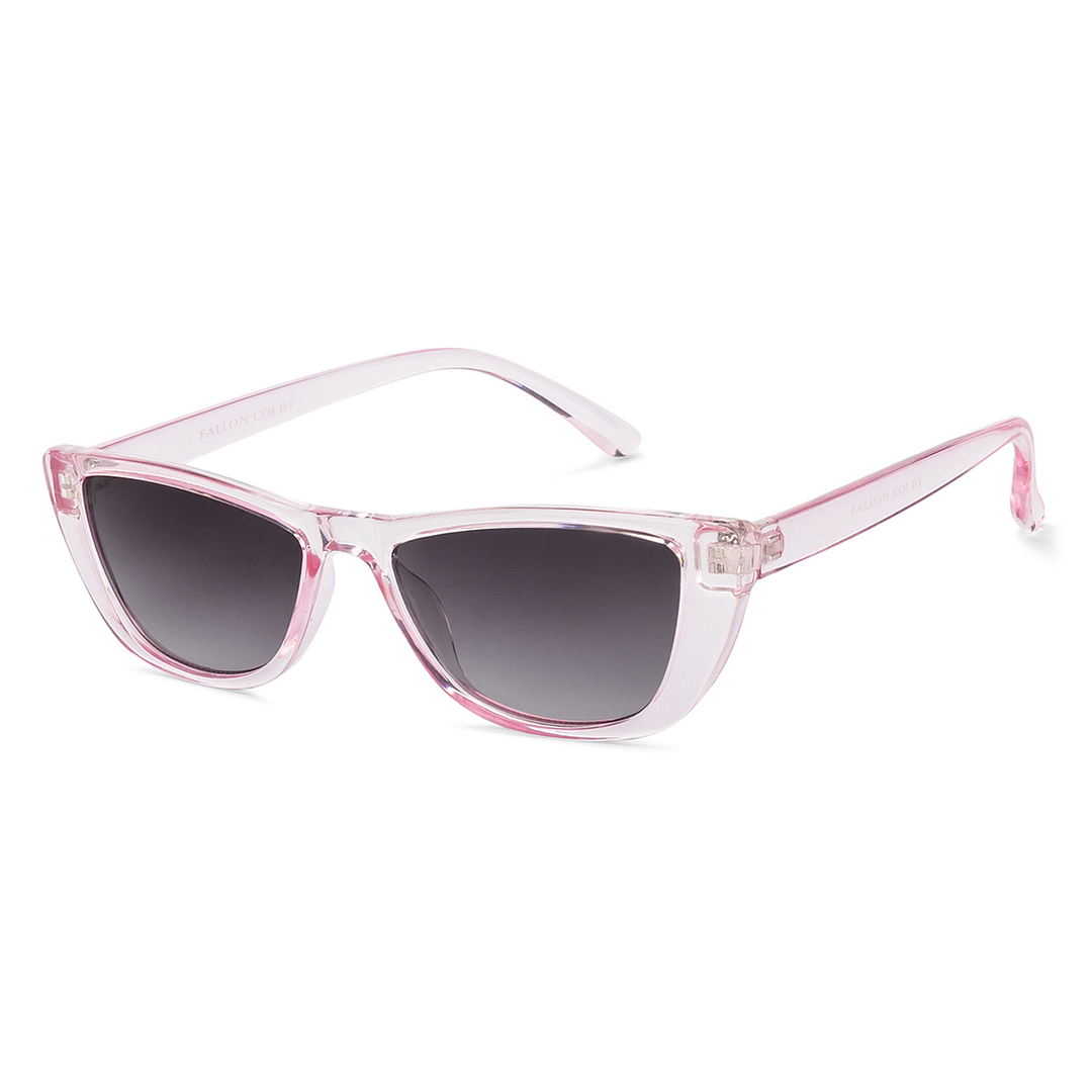 Fallon Colby Pink Full Rim Rectangle left side