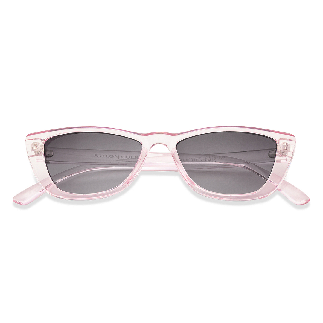 Fallon Colby Pink Full Rim Rectangle left side