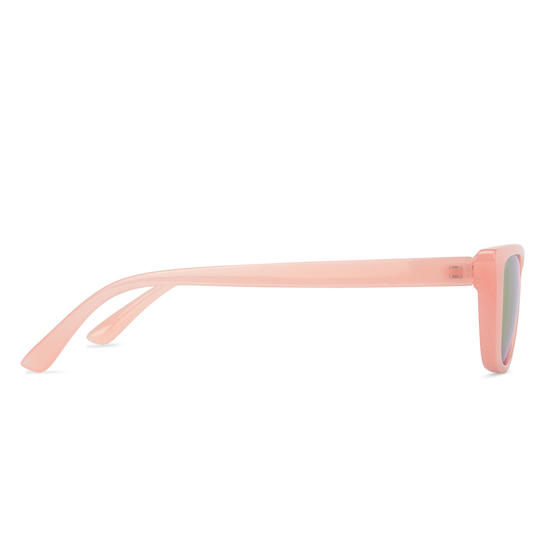 Fallon Colby Pink Full Rim Rectangle left side