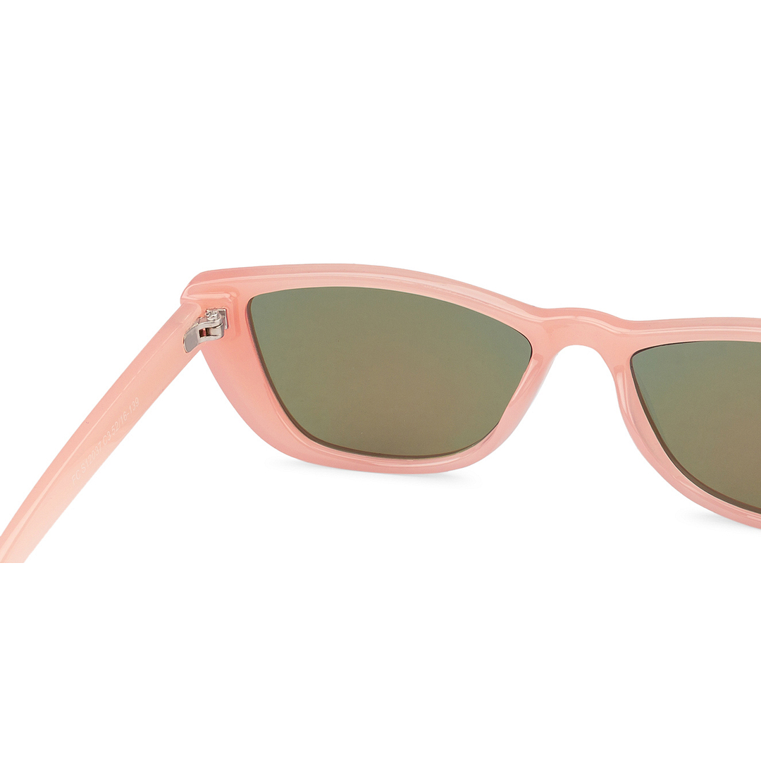 Fallon Colby Pink Full Rim Rectangle right side