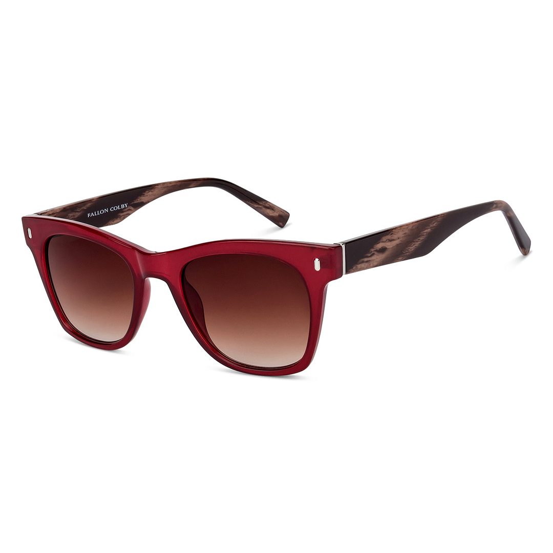 Fallon Colby Pink Full Rim Square left side