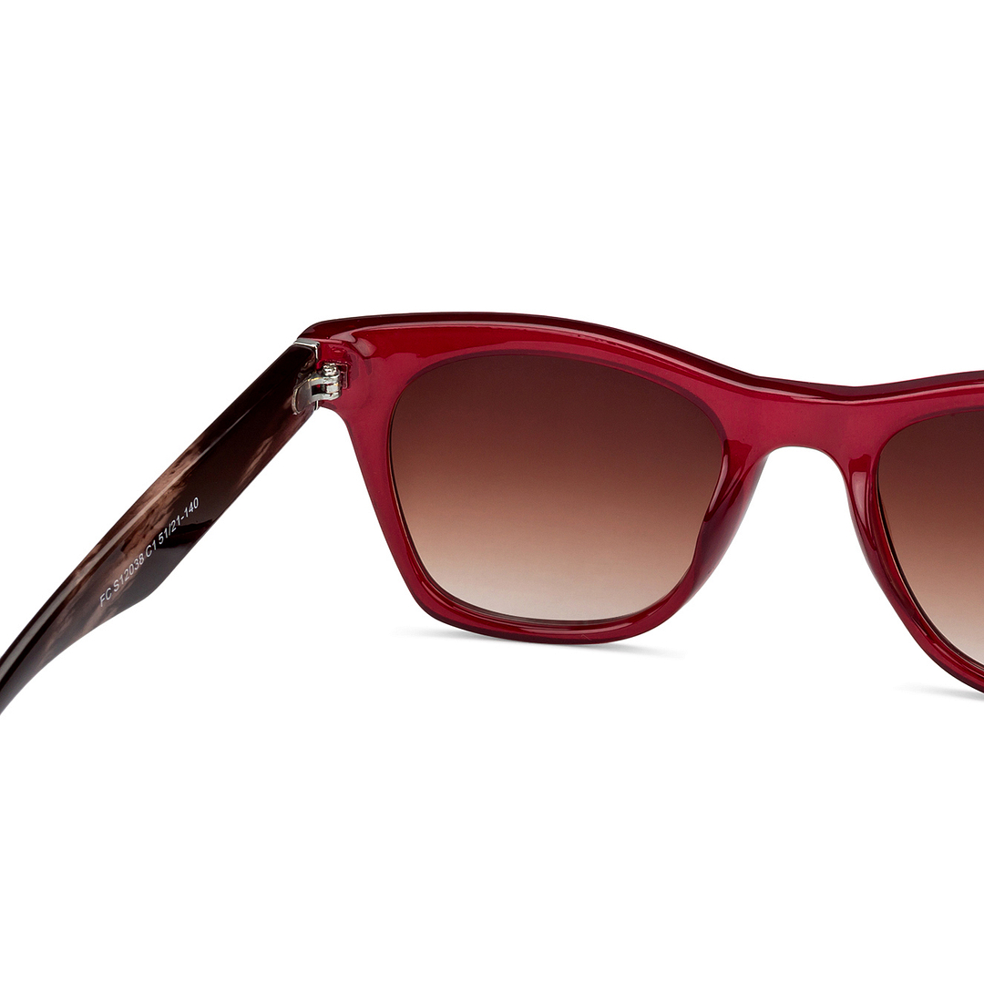 Fallon Colby Pink Full Rim Square right side