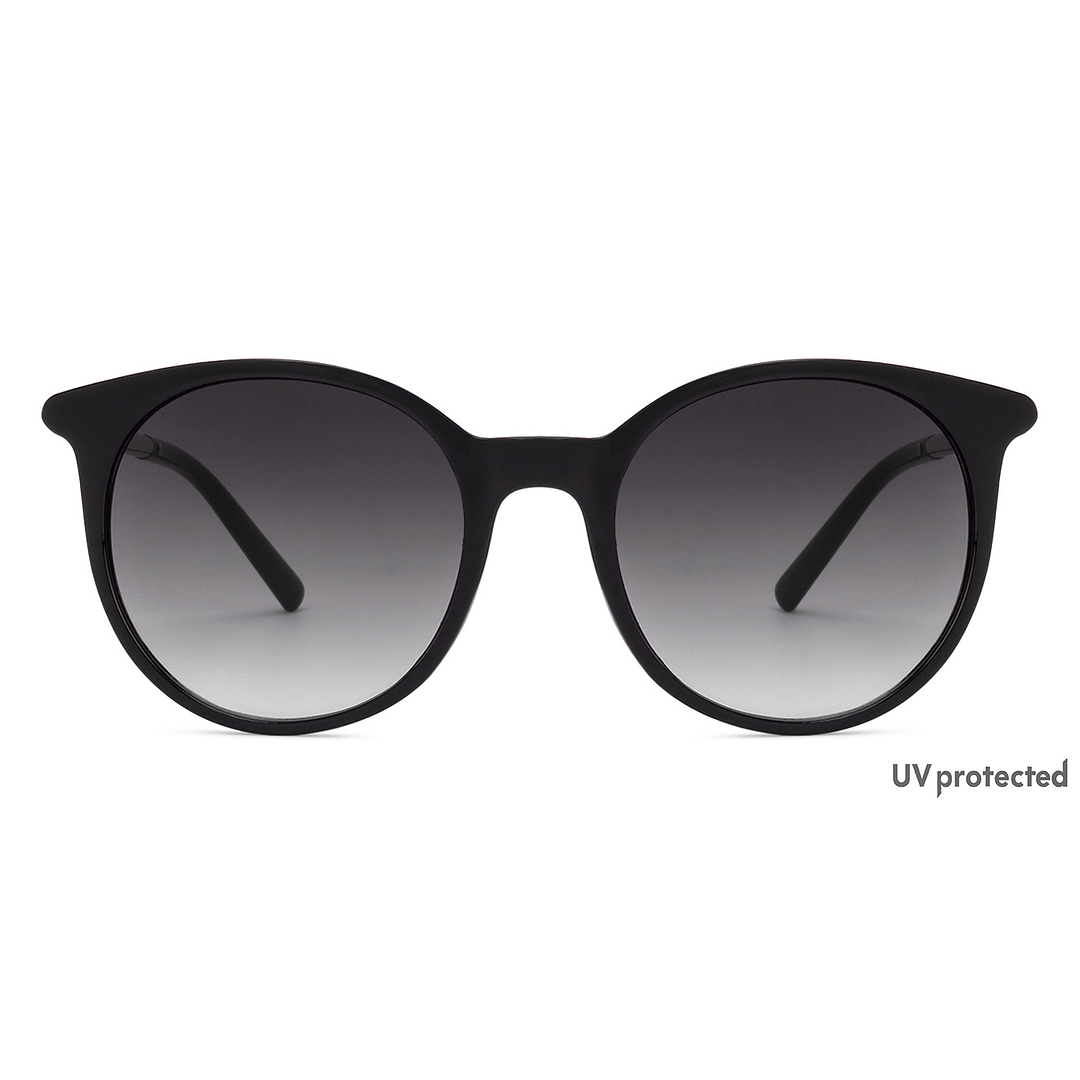Fallon Colby Black Full Rim Round left side