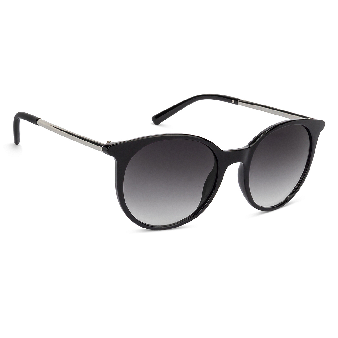 Fallon Colby Black Full Rim Round left side