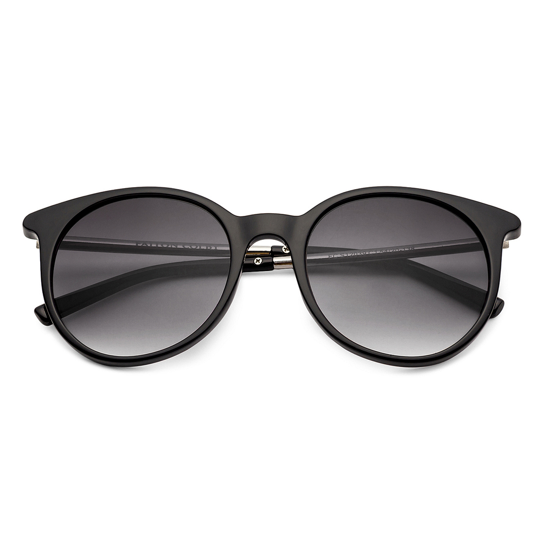 Fallon Colby Black Full Rim Round right side