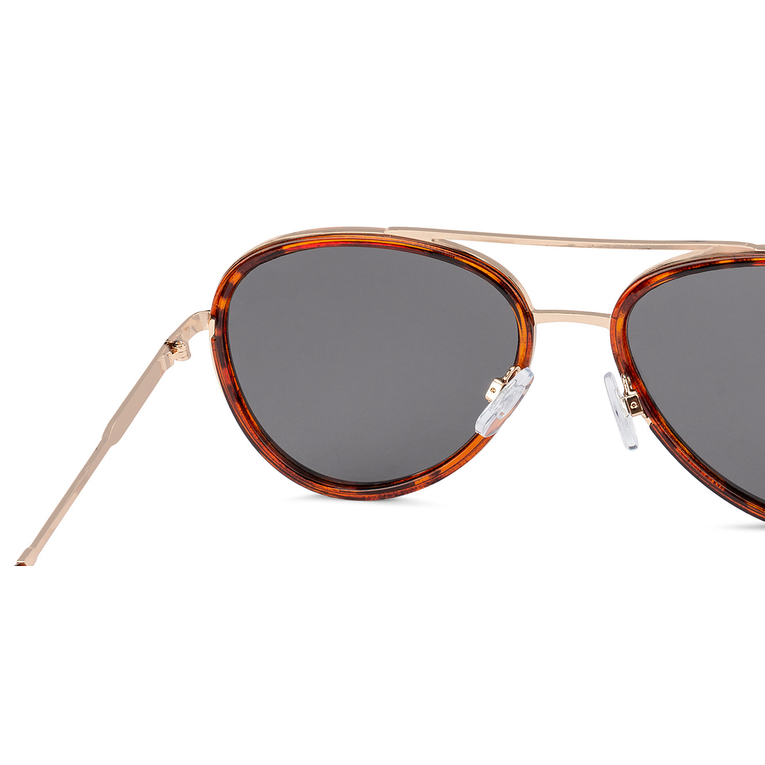 Fallon Colby Gold Full Rim Aviator right side