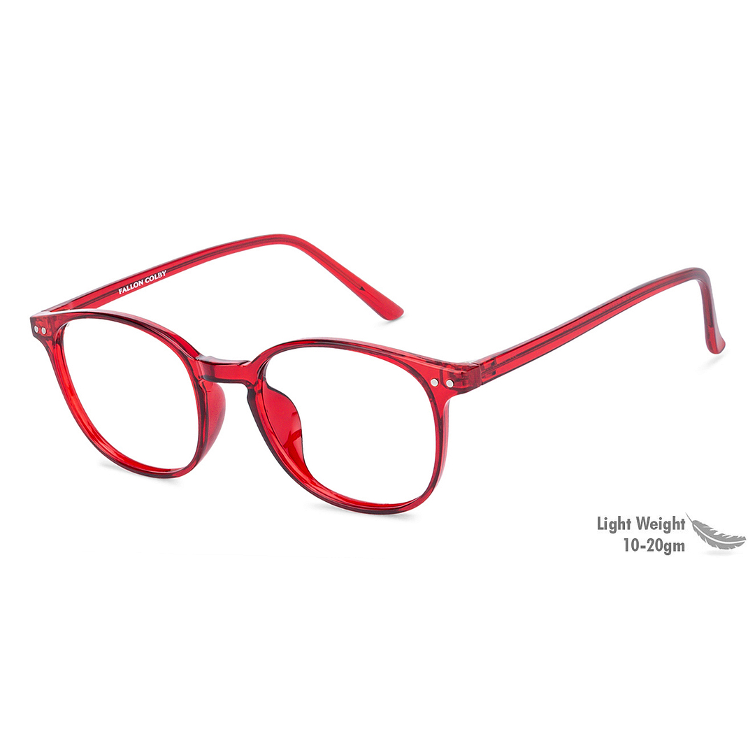 Vincent Chase Online Red Transparent Full Rim Square right side