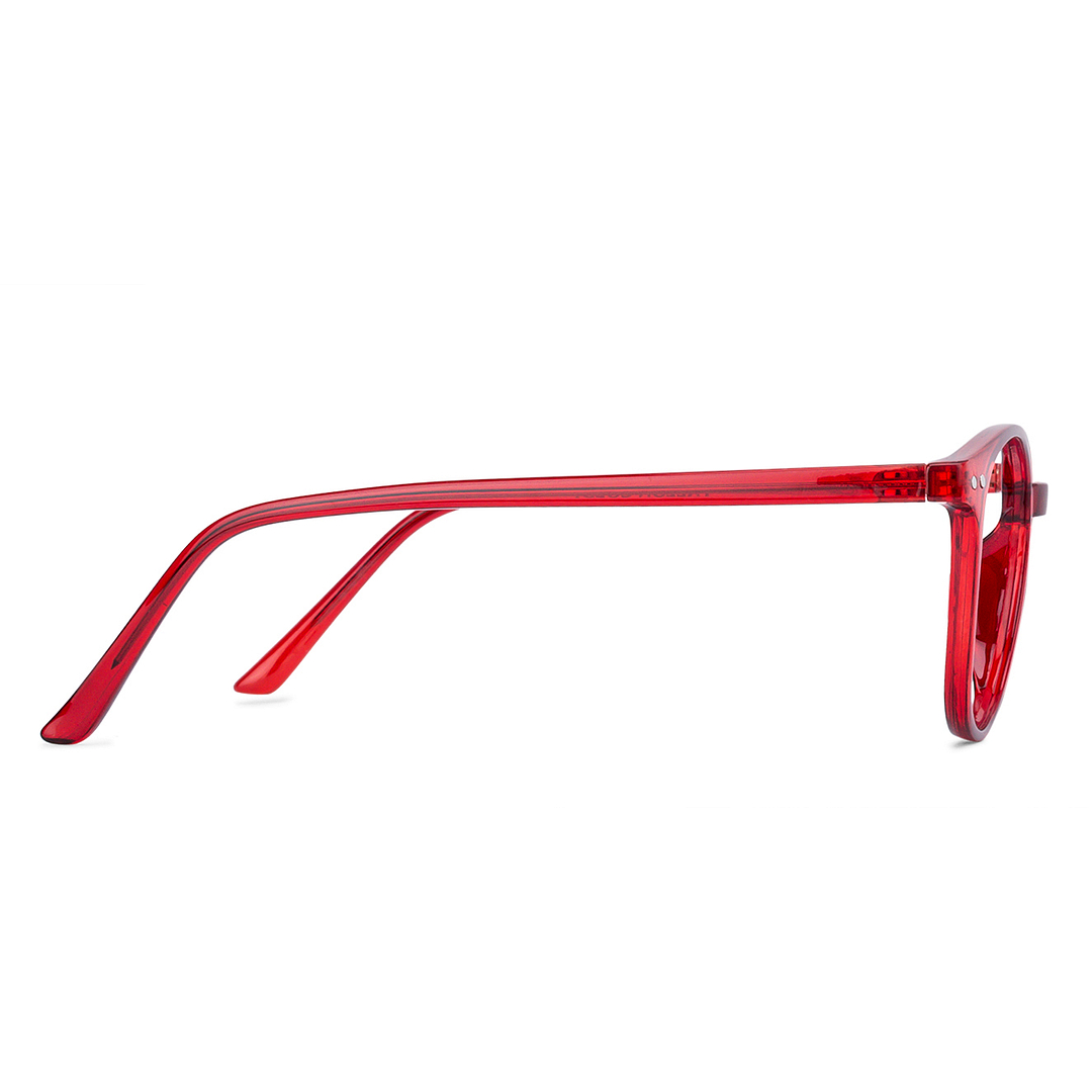 Vincent Chase Online Red Transparent Full Rim Square right side