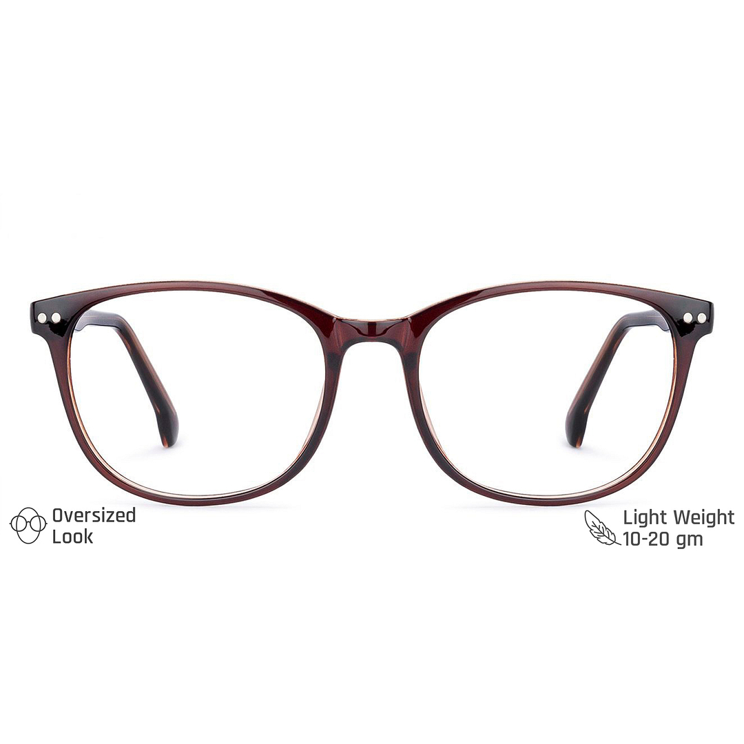 Vincent Chase Online Brown Transparent Full Rim Cat Eye left side