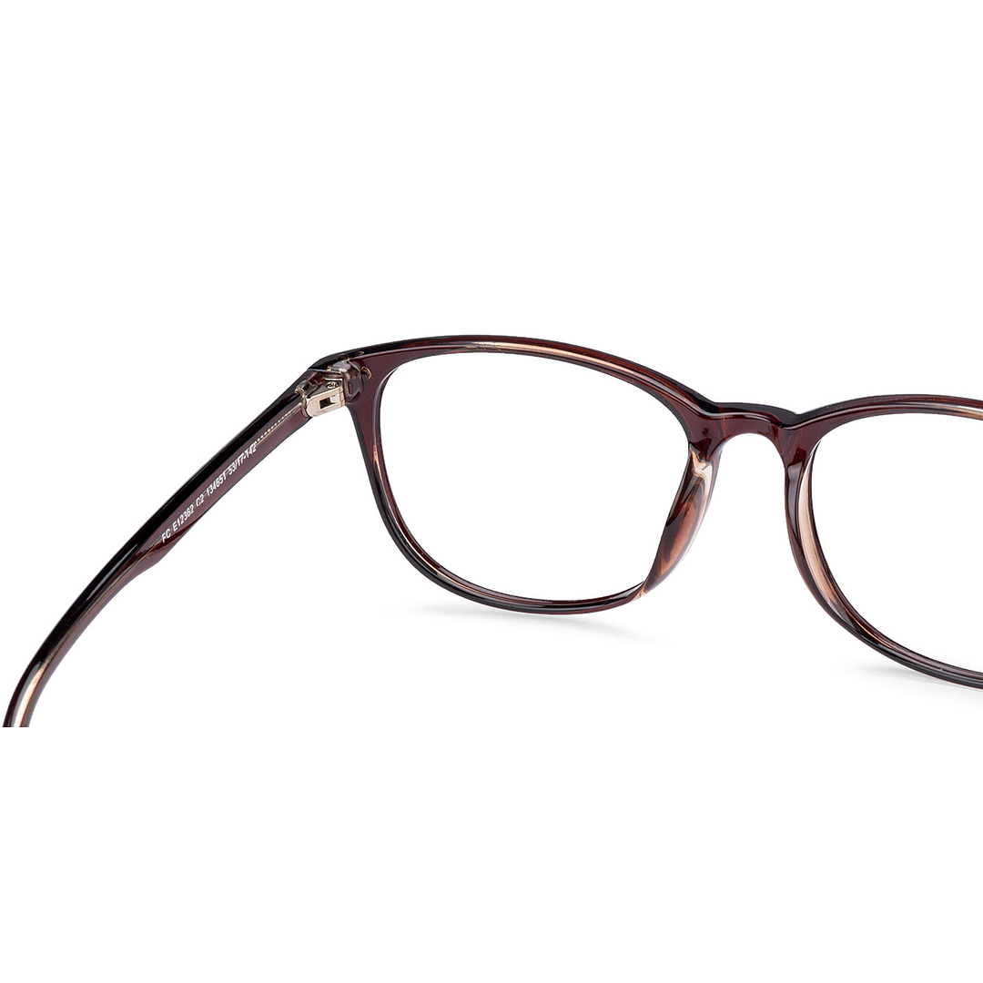 Vincent Chase Online Brown Transparent Full Rim Cat Eye left side