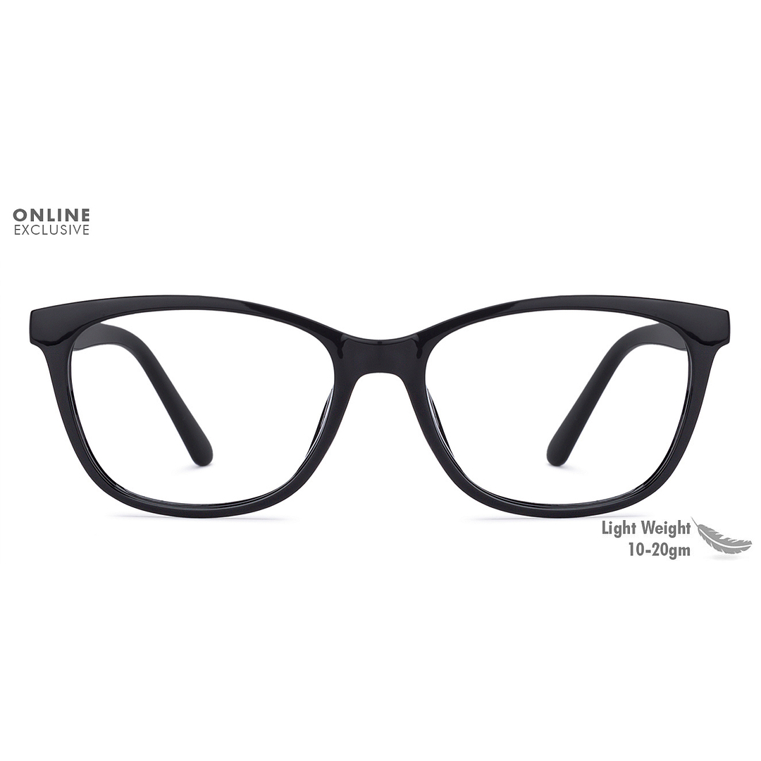 Vincent Chase Online Black Full Rim Cat Eye left side