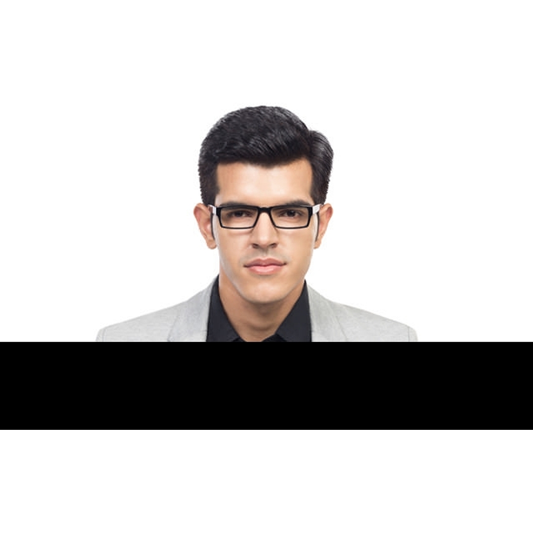 Feelgood Black Full Rim Rectangle right side