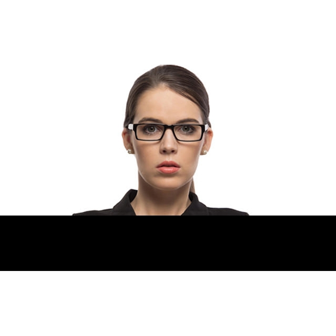 Feelgood Black Full Rim Rectangle left side