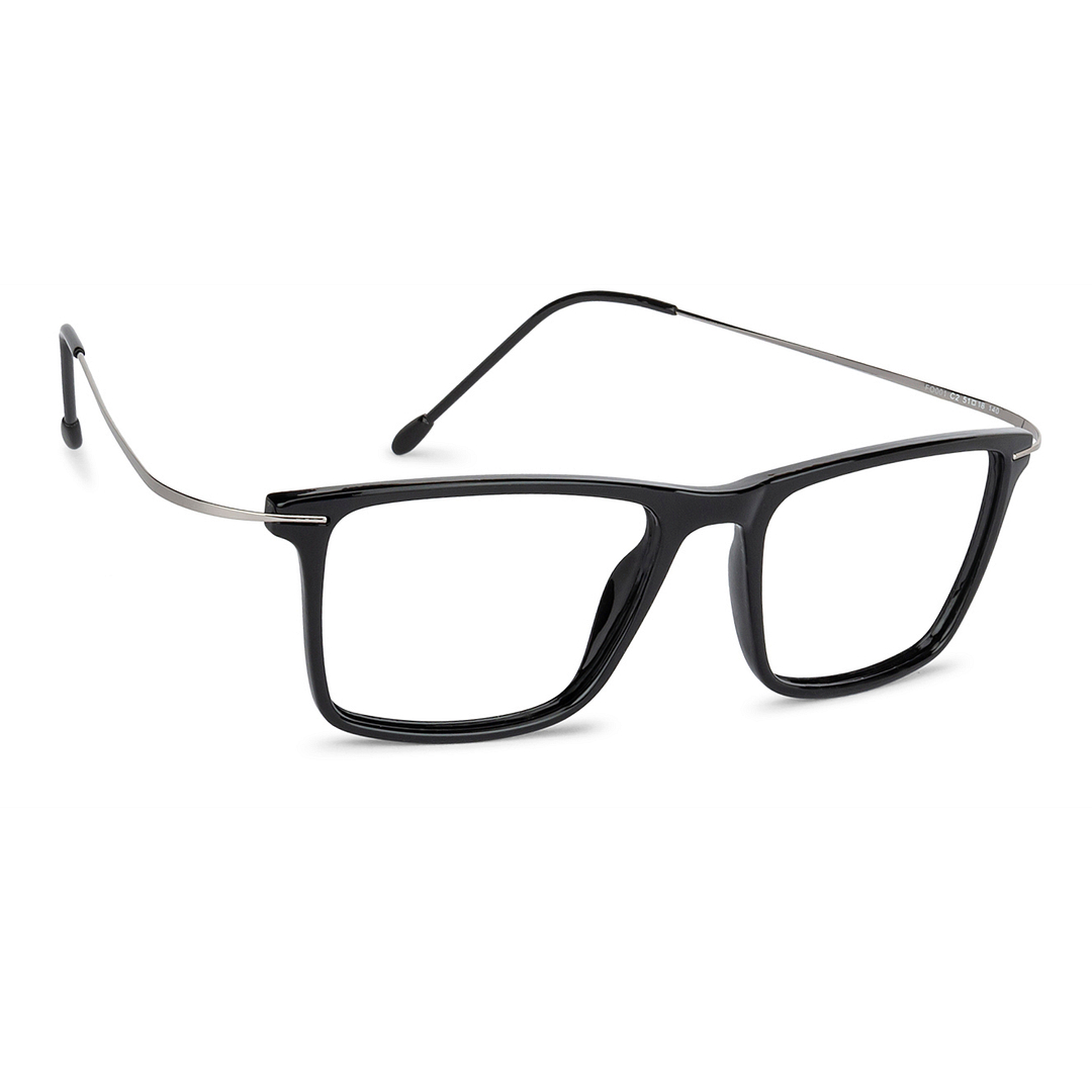 Lenskart Air Online Black Full Rim Rectangle left side