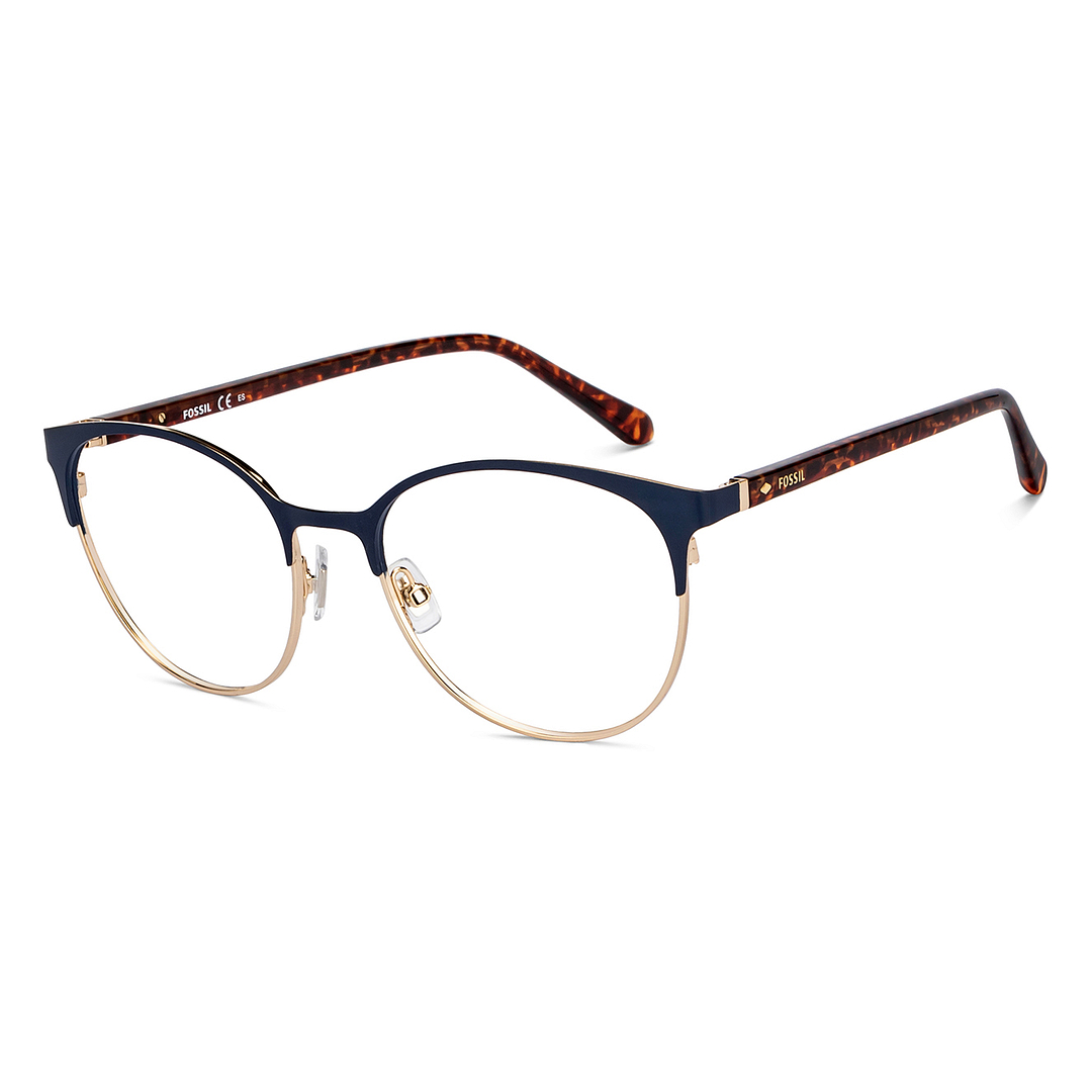 Fossil Sky Blue Full Rim Round right side