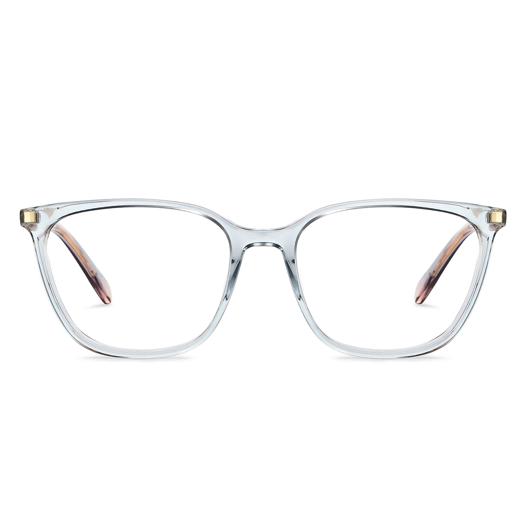 Fossil Crystal Transparent Full Rim Square left side