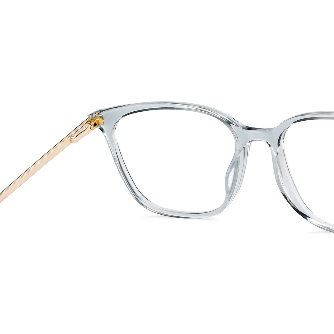 Fossil Crystal Transparent Full Rim Square right side