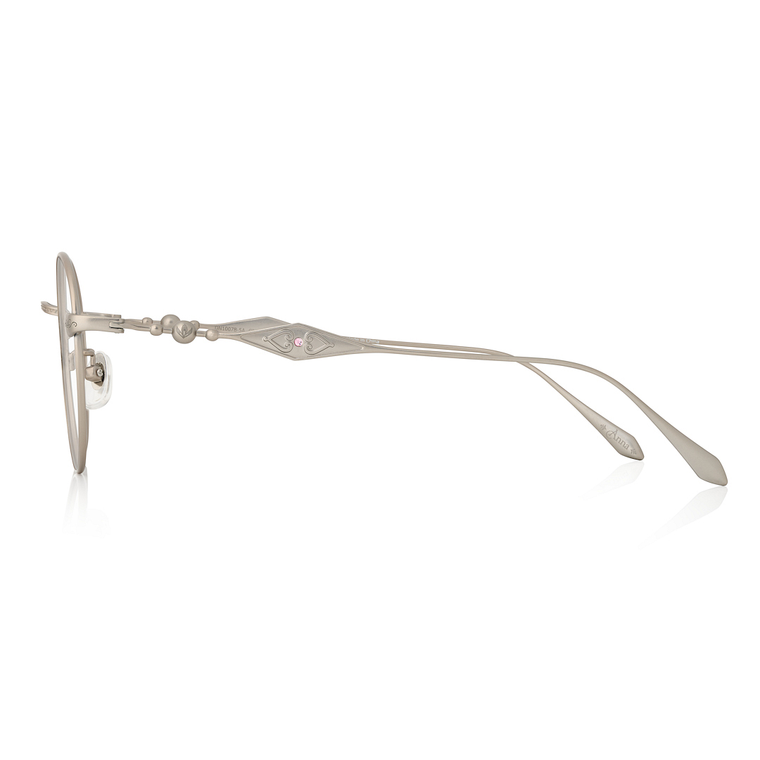 FROZEN l OWNDAYS Silver Full Rim Round left side