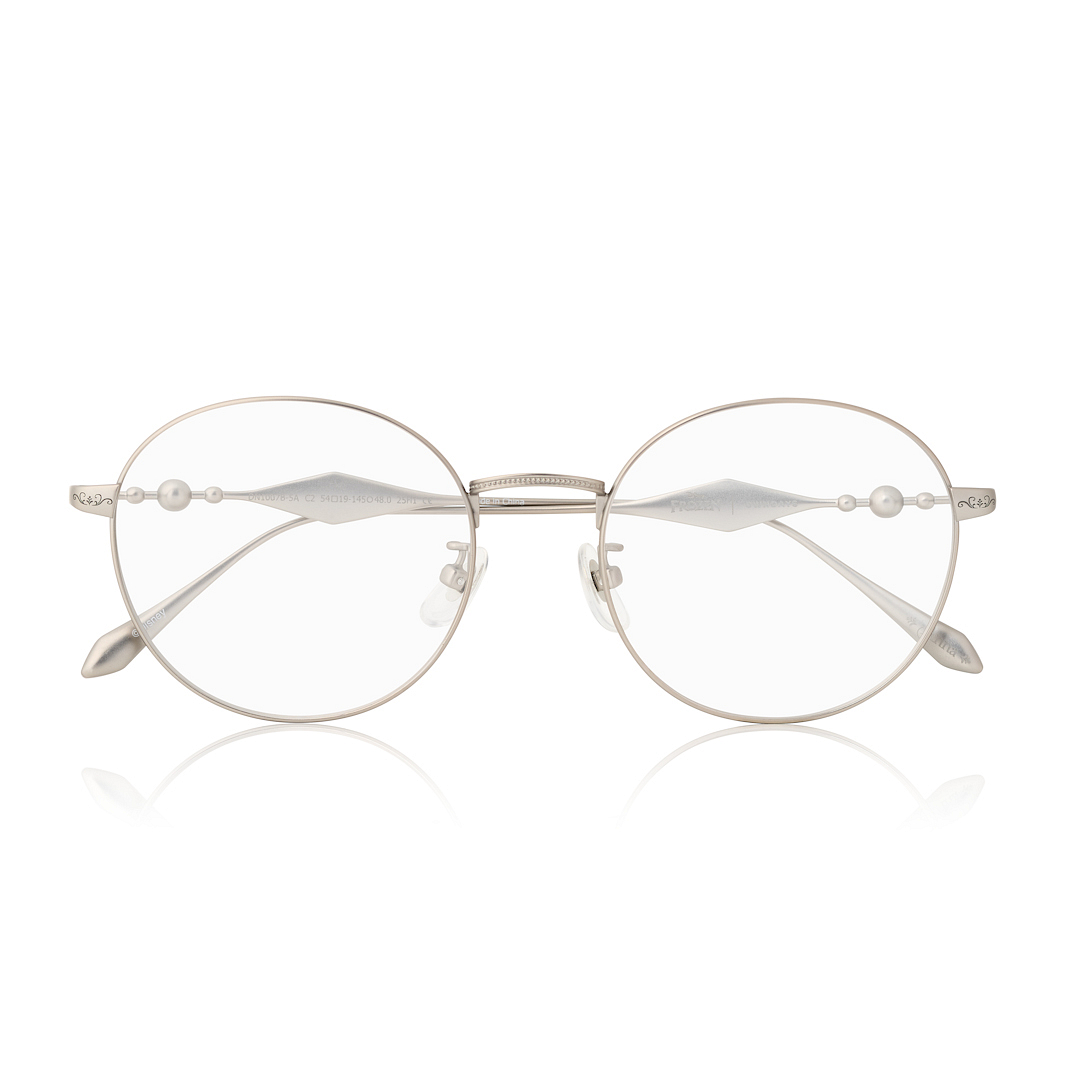 FROZEN l OWNDAYS Silver Full Rim Round right side