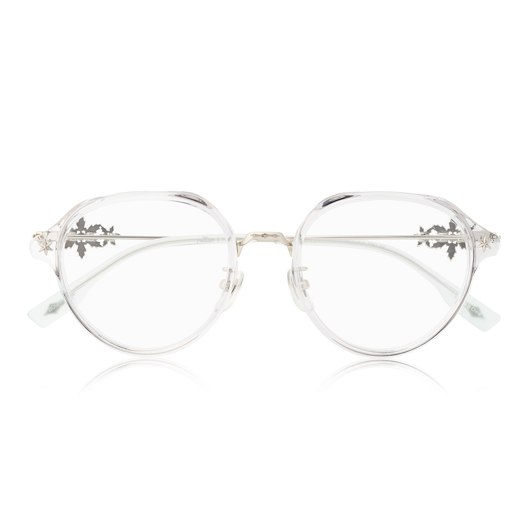 FROZEN l OWNDAYS Clear Full Rim Boston right side